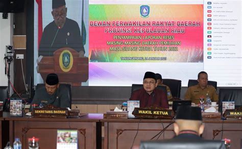 Laporan Reses Anggota DPRD Kepri Di Masing Dapil Masa Sidang