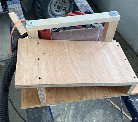 Built Myself A Stationary Belt Sander Jig Rwoodworking