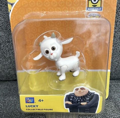 Despicable Me 3 Lucky The Goat Mini Figure Poseable Thinkway Toy New