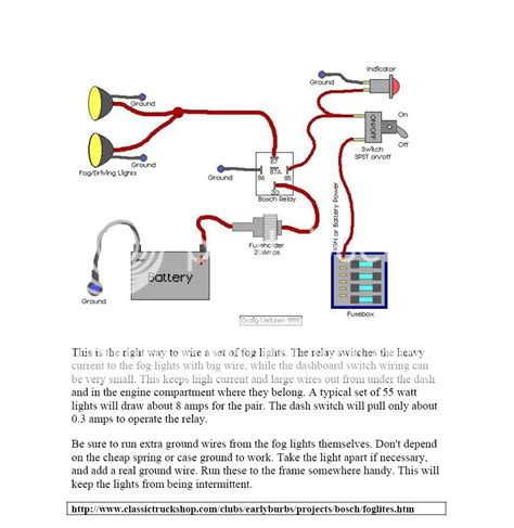 Simple Fog Light Wiring Diagram With Relay