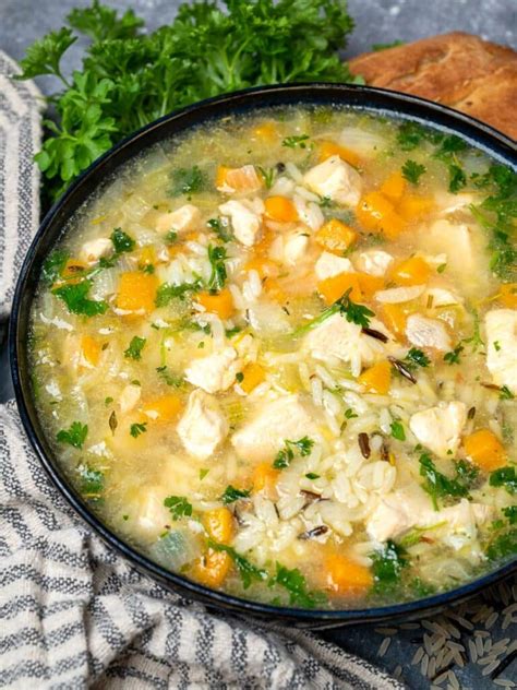 Instant Pot Chicken And Rice Soup Skinny Spatula