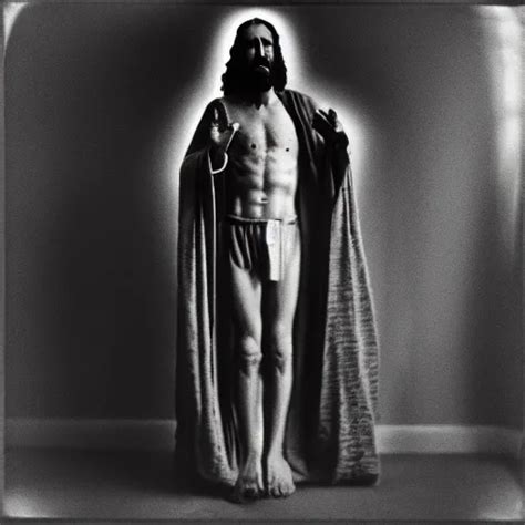 Photo Of Jesus Christ By Diane Arbus Black And White Stable