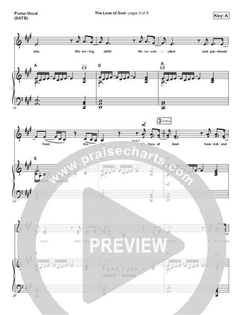 The Love Of God Live Sheet Music PDF Shane Shane The Worship