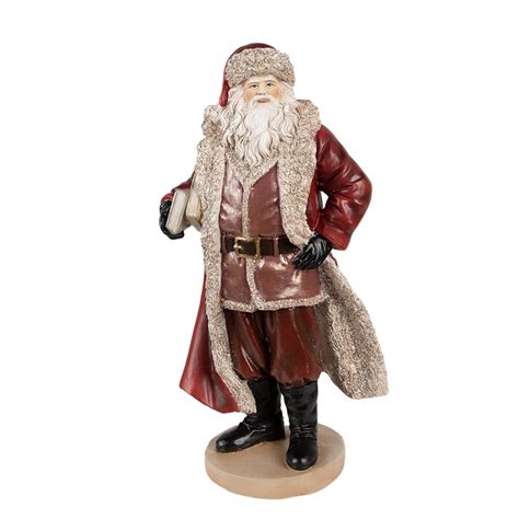 Pr Beeld Kerstman Cm Rood Polyresin Kerstfiguren