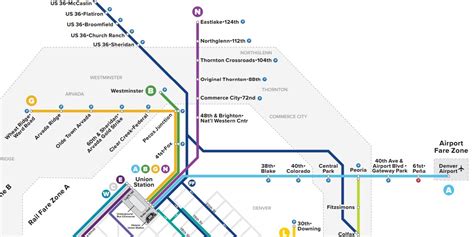 Rtd System Map Greater Denver Transit