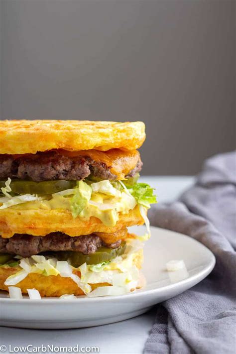 Easy Keto Big Mac Chaffle Burger Recipe Health Official Tips