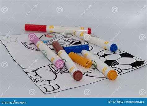 Coloring Pens Royalty-Free Stock Image | CartoonDealer.com #13436044