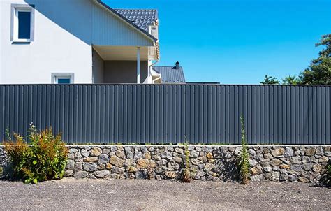 Corrugated Metal Fence Pros And Cons Corrugated Metal Fence Wood Fence