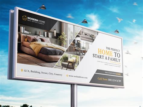 A Real Estate Billboard Signage Design For Outdoor Advertising Upwork