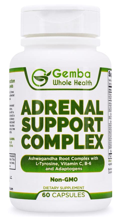 Buy Adrenal Support Complex And Cortisol Manager Ashwagandha Rhodiola Holy Basil Reduce