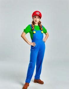 Mario And Luigi Woman Costume Face Swap Insert Your Face Id