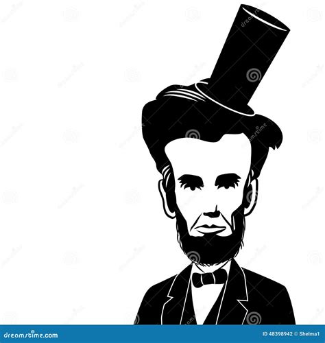 Vector Caricature Illustration Of U S President Abraham Lincoln