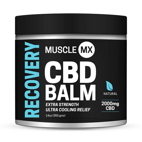 Muscle MX: Recovery Cooling Tub - 2000mg CBD | Leafly