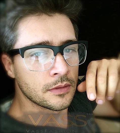 Rectangle Horned Rim Clubmaster Clear Lens Fashion Men Black Eye