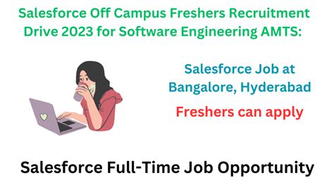 Salesforce Off Campus Freshers Recruitment Drive For Batch As