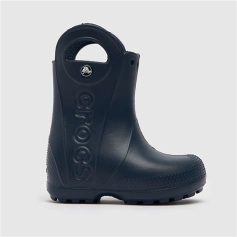 Crocs Navy Handle It Rain Boys Toddler Boots Shoefreak