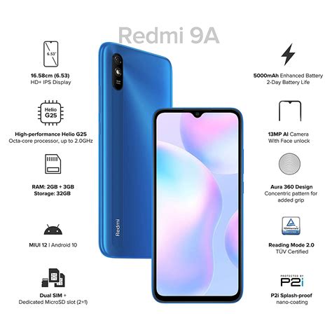 Celular Xiaomi Redmi 9A 64Gb 4Gb Appolo Viracel