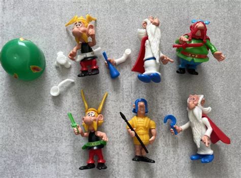 Kinder Surprise Vintage Figurine Montable Lot Asterix Ob Lix