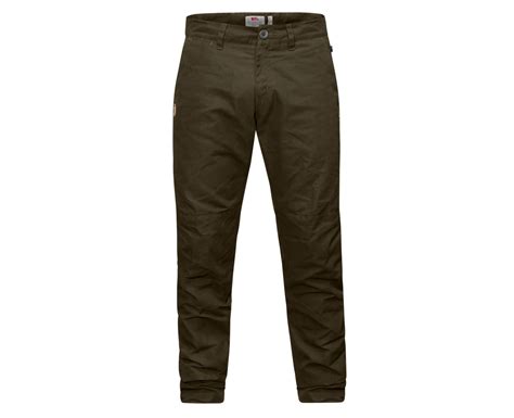 Fjallraven Mens Sormland Tapered Winter Trs Long Dark Olive 52