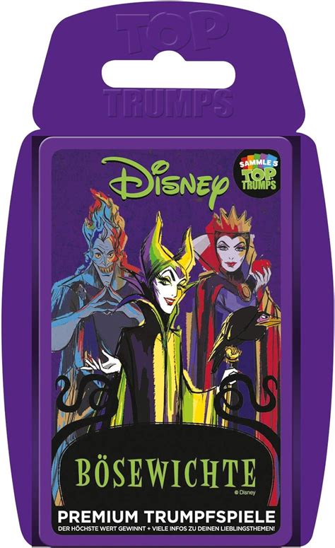 Winning Moves Top Trumps Disney B Sewichte Villains Toptoy