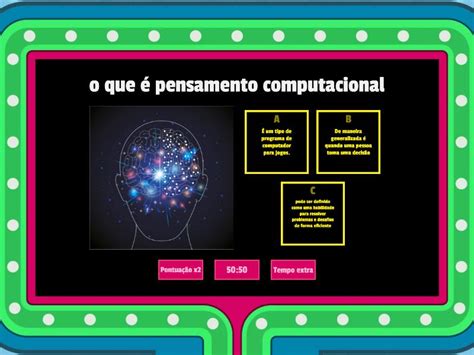 Pensamento Computacional Gameshow Quiz