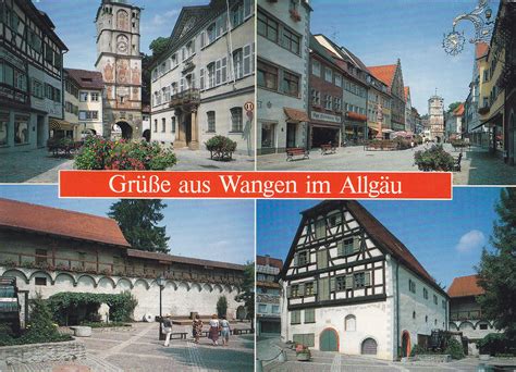 Postkarte Deutschland Wangen Im Allg U Multiview Post Flickr