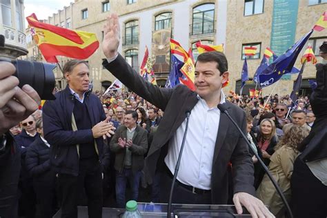 Mañueco y el PP arrastran al PSOE de Salamanca a manifestarse por