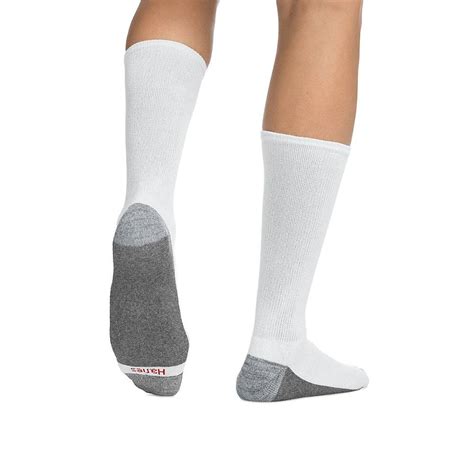 Hanes Mens Comfortblend® Max Cushion Crew Sock 6 Pack