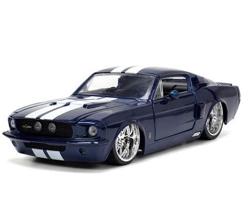 Buy 1967 Shelby GT500 Dark Blue Metallic With White Stripes Bigtime