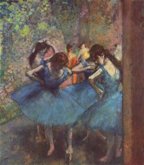 Dancers in Blue, 1895 - Edgar Degas - WikiArt.org