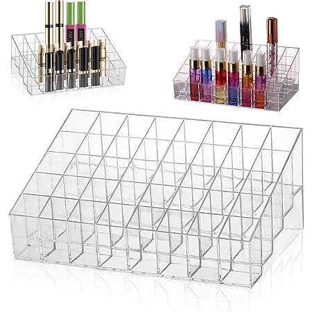 LAISHUNHE 40 Fächer Lippenstift Organizer Acryl Lippenstift