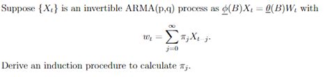 Solved Suppose X2 Is An Invertible ARMA P Q Process As Chegg