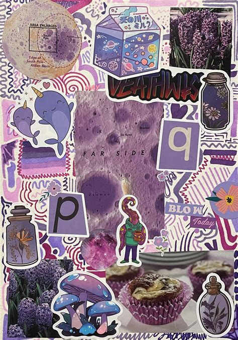 Purple [analog] R Collage