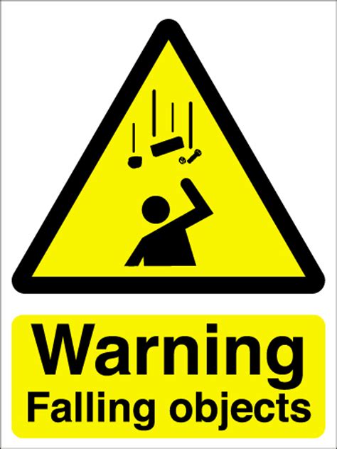 Warning Falling Objects Sign Signs 2 Safety