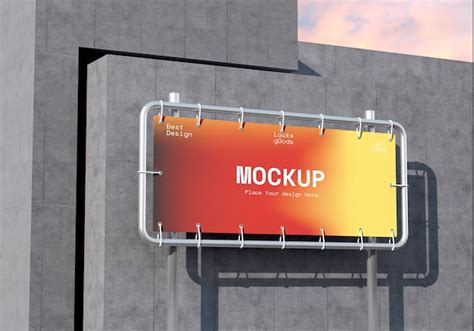 Premium Psd City Banner Mockup Design