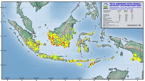 Media Center Hotspot Di Sumatera Titik Panas Di Sumsel Terpantau