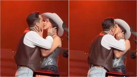 Ngela Aguilar Y Christian Nodal Dejan Claro Su Amor Con Tremendo Beso