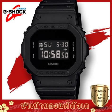 Casio G Shock นาฬิกาข้อมือผู้ชาย สายเรซิ่น รุ่น สีดำ（ของแท้100