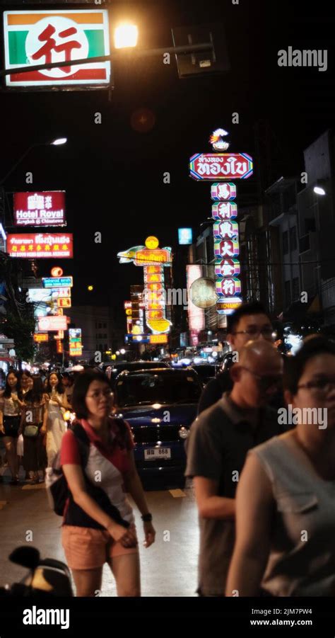 Bangkok Asia Asian Chinatown Yaowarat Culture Hi Res Stock Photography