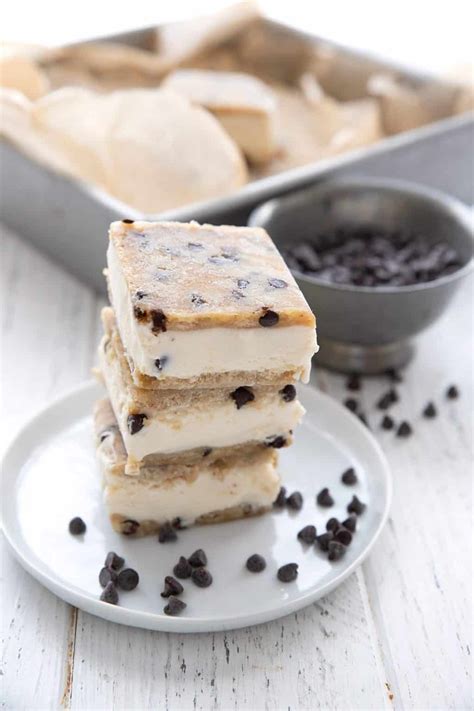 Keto Cookie Dough Ice Cream Bars All Day I Dream About Food