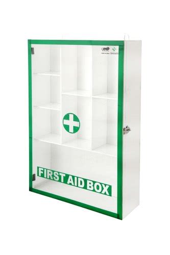 Polished Plastic Transparent First Aid Box For Medical Use Shape