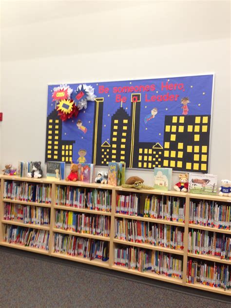 Superhero Theme Library Bulletin Board Superhero Classroom Theme