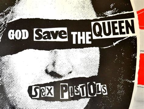 Sex Pistols Original God Save The Queen Promotional Poster At 1stDibs