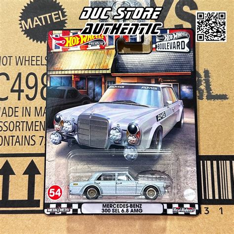 Hot Wheels Premium Mercedes Benz Sel Amg Metalflake Gray Model