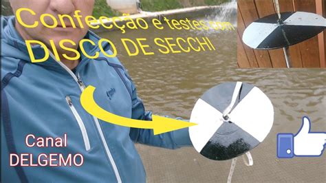 Disco De Secchi Confec O Da Ferramenta E Teste No Tanque De Cria O