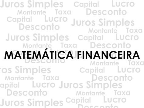 Matemática Financeira Questões resolvidas