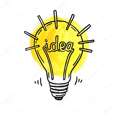 Creative Idea Lightbulb Stock Vector Image By Teploleta