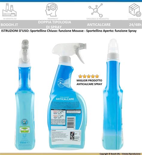 Cif Anticalcare Spray Casa Expert Agenti Turbo Pulenti 650ml Boooh