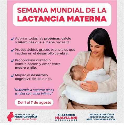 Semana De La Lactancia Materna Campañas Gerencia Sub Regional Angaraes Plataforma Del