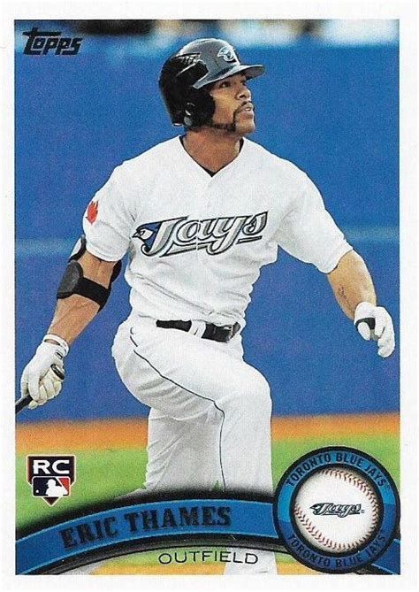 Topps Update Eric Thames Rookie Card Milwaukee Brewers Milwaukee